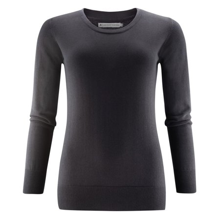 JAMES HARVEST Finstickad tröja u-ring dam svart M - Lyreco - Yrkeskläder - Tröjor och Sweatshirts - Stickat