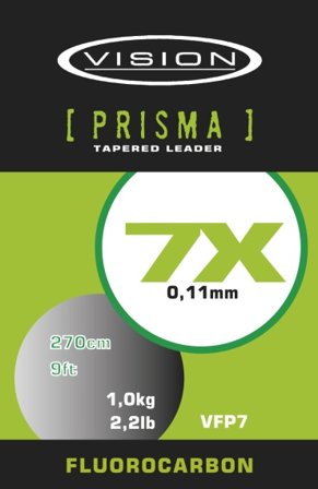 Vision Prisma Fluorcarbon Taperad Tafs - 7X