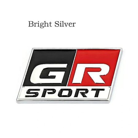 3D Metal Logo GR Sport Badge Bagagerum Bilmærke til Toyota Rz Rc Rs Yaris Corolla Chr Harrier Camry Gr Sport Emblem Tilbehør
