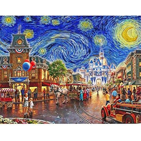 (30x40cm) 5D Diamantmålning Van Gogh 5