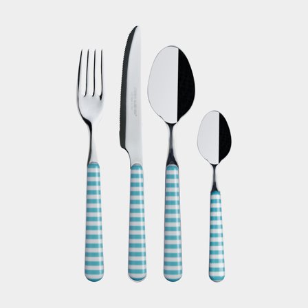 Set di posate Marine Business Harmony, turchese, 24 pezzi