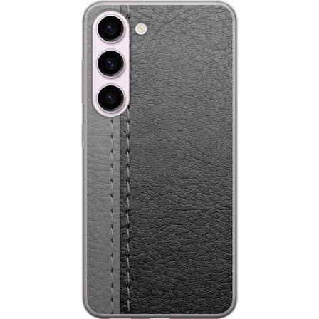 Kompatibel Mobilcover til Samsung Galaxy S23 Grå Fløjl Læder