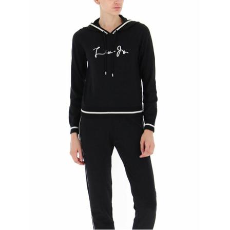 Liu Jo, Hoodies Czarny, Kobieta, Rozmiar: S