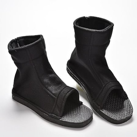 1 Par Ninja Sko Støvler For Naruto Akatsuki Svart Cosplay 11 Størrelser [DmS]