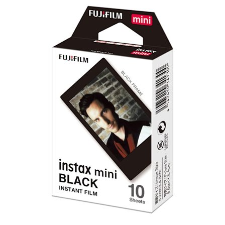 Fujifilm Instax Mini musta valokuvapaperi 10-pakkaus
