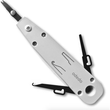 Hålstansverktyg för installation av kabelnätverkssuttag