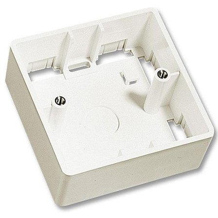 Lindy Surface Mount Back Wall Box. 86x86x47mm. UK Factory Sealed