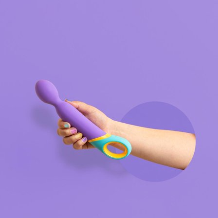 Base - Wand Vibrator - Purple - Vuxen.se - Vibrator
