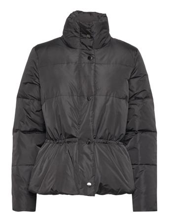 Down Lullu Jacket Black Bruuns Bazaar