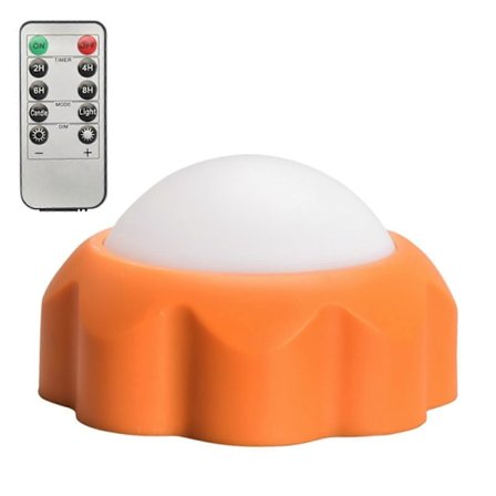 Halloween Græskarlys 2/4 Pakke, Græskarlys Batteridrevet, Halloween Dekorationer med Fjernbetjening Halloween LED Græskarlys