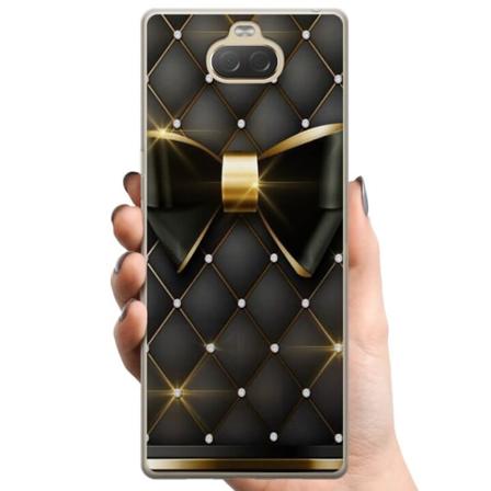 Sony Xperia 10 Plus TPU Matkapuhelimen kuori Kultainen roosett
