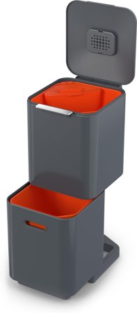 Joseph Joseph Waste Bin Totem 40 L Grey