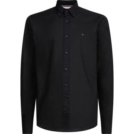 Skjortor Tommy Hilfiger Core Flexopn Rf Shirt Svarta 184 - 188 Cm/xl