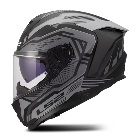 Casco Integral LS2 FF817 Challenger II Dravix Gris S