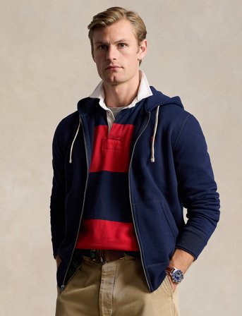 Polo Ralph Lauren Rl Fleece-Lsl-Knt - Navy - XXL
