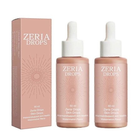 1-3x Zeria Selvbruner Dråber 60ml Hud Sundhed Boost Naturlig Glans