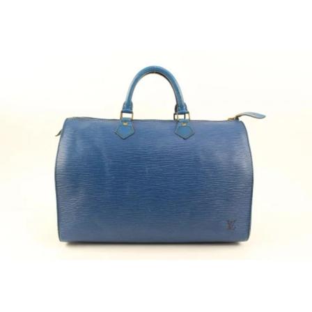 Louis Vuitton Vintage, Pre-owned Handbag Blauw, Dames, Maat:ONE Size