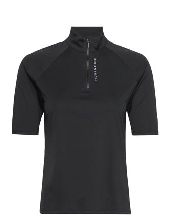 Addy Short Sleeve T-shirts & Tops Short-sleeved Svart Röhnisch*Betinget Tilbud