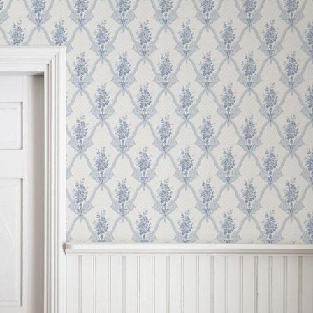 Duro Tapet, Magasinet 693-02 Gammalsvenska QuickUp, L, Blå, Färg & tapeter