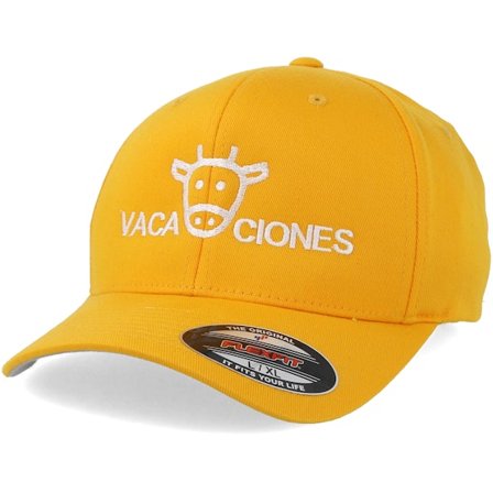 Iconic - Gelb flexfit Cap - Vacaciones Yellow Flexfit @ Hatstore
