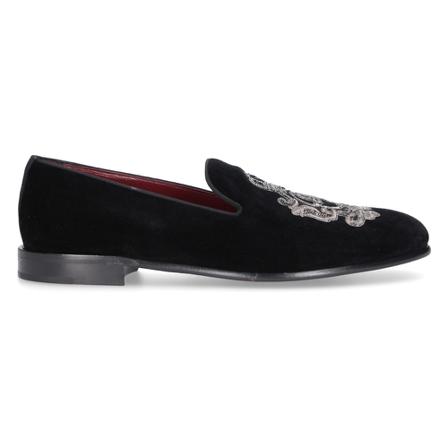 Dolce & Gabbana, Loafers Czarny, Mężczyzna, Rozmiar: 43 1/2 EU