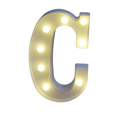 LED Bogstav Lys Stor Dekorativ Havelampe til Udendørs Brug