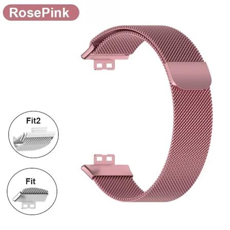 Metallbånd for Huawei Watch Fit/Fit 2 Rem med Fall TPU Skjermbeskytter Klokken Passer Armbånd Milanese Magnetisk Sløyfe Urbandet P-Bånd Huawei Watch 