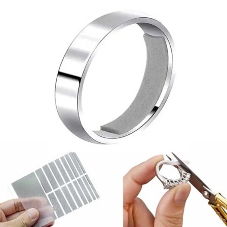Ring Storleksjusterare - Justera Storleken på Ringar Grå