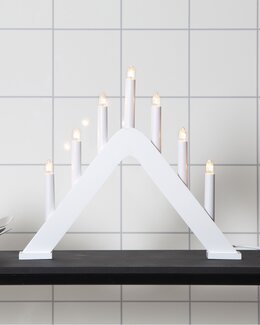 Star Trading Ljusstake Jarve Vit - Jul