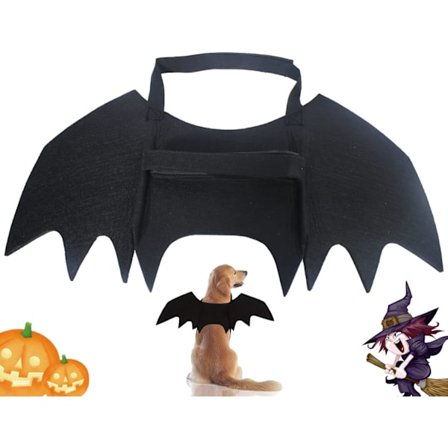 Halloween kostumer til kæledyr Katte Hunde Flagermusvinger Udklædning Sjove Seje kostumer Egnet til Halloween festdekorationer