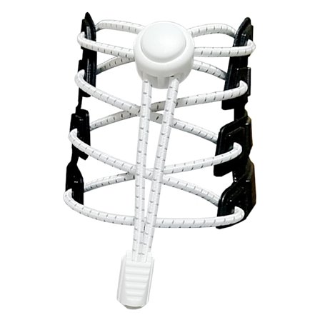 3 par elastiske lisser, reflekterende elastiske skolisser 120 cm uten knyting