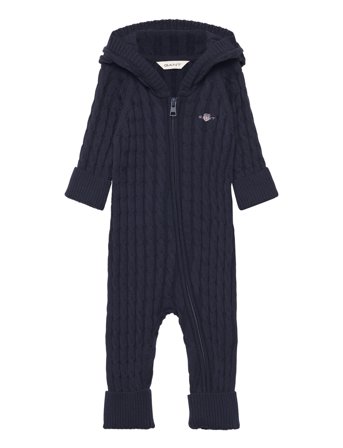 Shield Cotton Cable Piece Navy GANT