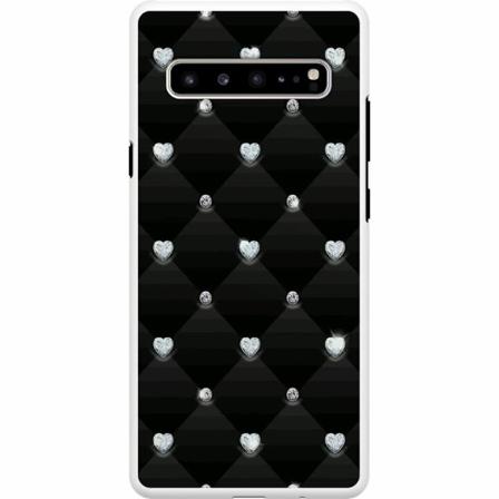 Samsung Galaxy S10 Premium Skal Bling Heart