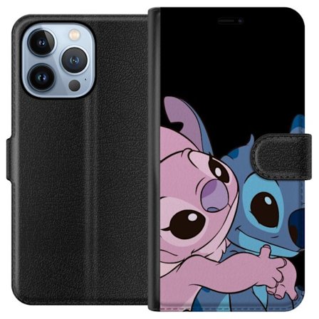 Kompatibelt Plånboksfodral till Apple Apple iPhone 13 Pro Lilo & Stitch