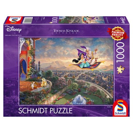 1000 palanpelin palapeli: Thomas Kinkade: Aladdin, Disney