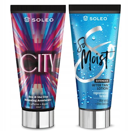 Soleo City 150Ml Bronzer Z Przyspieszaczem Opalania + Balsam Po Opal