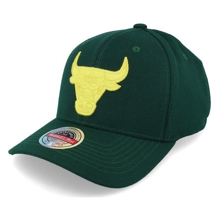 Mitchell & Ness - Chicago Bulls Green Dream Dark Green Adjustable Adjustable Green Cap - NBA @ Hatstore