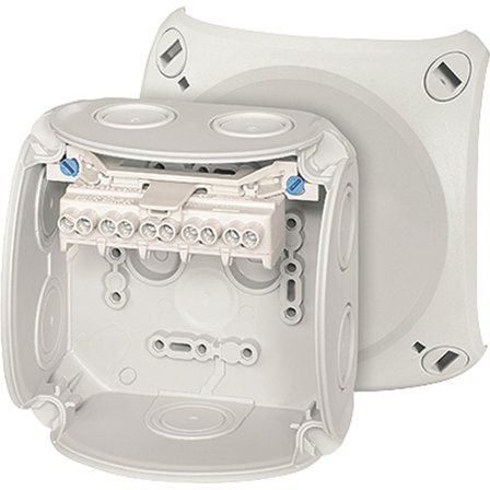 Hensel DK 0404 G Koblingsboks med klemme, 4 mm 104 x 104 mm, Installasjonsmaterial