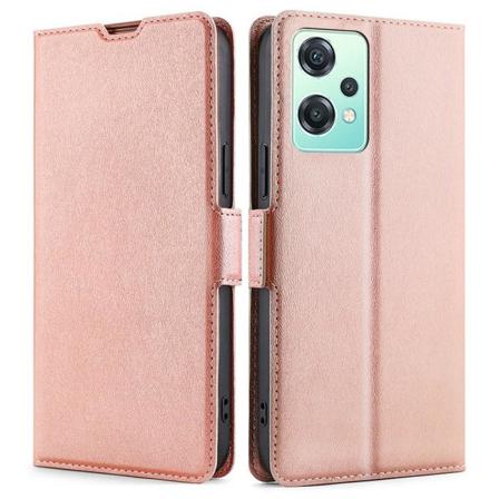 Oneplus Nord Ce 2 Lite 5g Ultra Slim Magnetic Clasp Fodral - Ros Guld