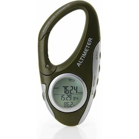 Barometer Altimeter Termometer Vejrudsigt Monitor til Klatring Camping Udendørs Sport Multifunktion med Baggrundsbelysning