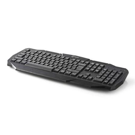 Nedis Trådat Gaming Tagentbord | USB 2.0 | Membrantangenter | LED | US International | US Layout | USB ström | Strömkabel längd: 1.50 m | Spel