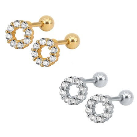 Tragus Piercing Øresmykke CZ