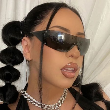 Luxury Brand Punk Sunglasses New Women One Piece Designer Sun Glasses Uv400 Unisex Shades Eyewear Fashion Y2k Eyeglasses