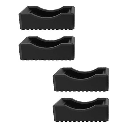 4 stk. Nivelleringsshims for Grillplate, Bærbare, Hindrer Glidning, Nivelleringsføtter for Møbler