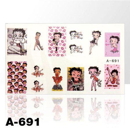 Vanddekaler - Pinup - A691 - Til negle