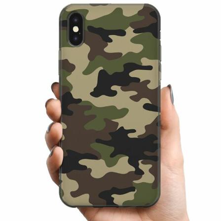 Apple Iphone Xs Tpu Mobilskal Woodland Camo