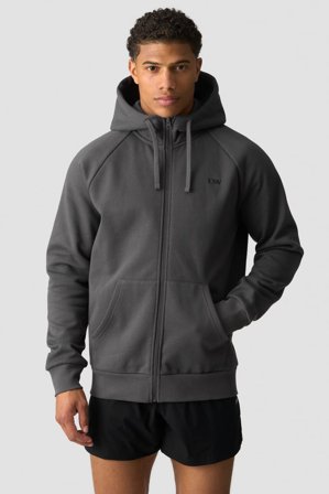 ICANIWILL - Everyday Zip Hoodie Charcoal Grey - Herre - ICIW