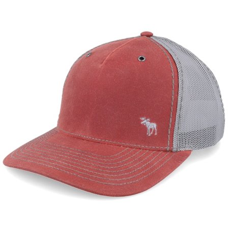 Hunter - Červená trucker Kšiltovka - Tiny Moose 112wh Hawthorne Split Red/Charcoal A-Frame Trucker @ Hatstore