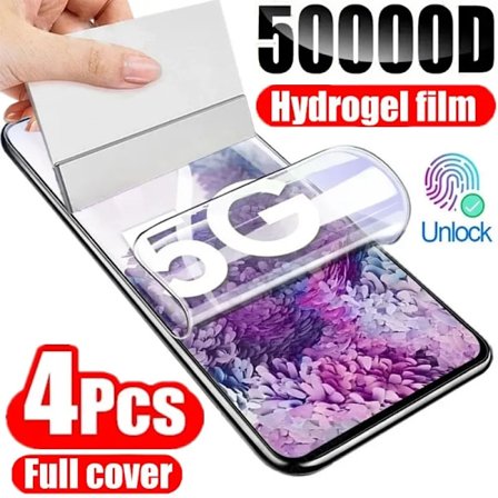 4 st Hydrogelfilm för Samsung S25 S24 S20 S22 S21 Ultra S10 S9 S8 Plus FE Skärmskydd för Samsung Note 20 10 9 8 Plus S23U