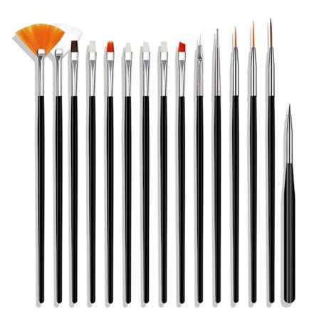 Penslar til kakedekorasjon 15 stk